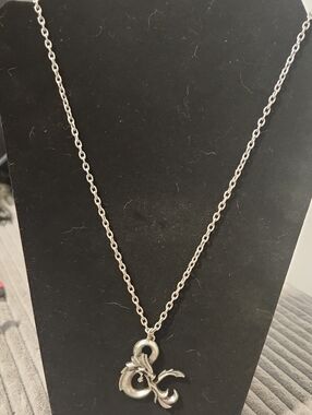 Alchemy Gothic Dungeons & Dragons Ampersand Pendant Necklace English Pewter 2019
